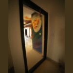 Foyer-Design-with-wall-painting Foyer-Design-with-wall-painting
