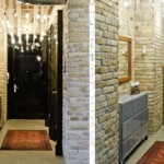 Foyer-Designs-In-Chennai-With-Brick-Wall-Cladding Foyer-Designs-In-Chennai-With-Brick-Wall-Cladding