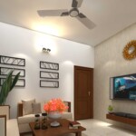 Living-room-design-with-red-wall-paper Living-room-design-with-red-wall-paper